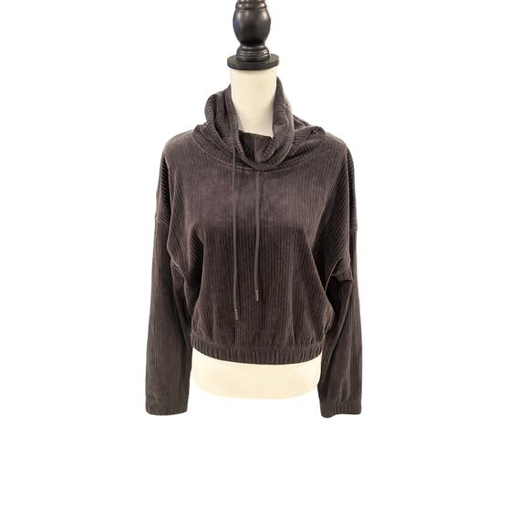 Ugg Calland Funnel Neck Hoodie Small Black - Picture 3 of 5